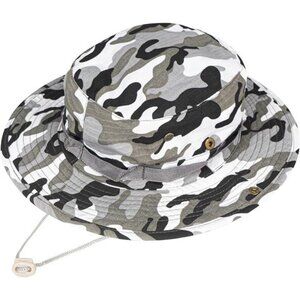 Sun Hats for Men Women 1pack-gray Camo